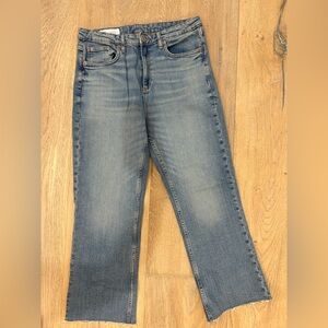 Zara Light Blue Ankle Jeans